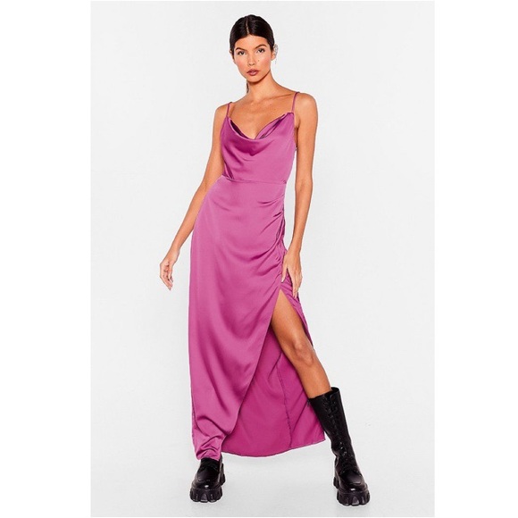 Nasty Gal Dresses & Skirts - Draped/Cowl maxi dress